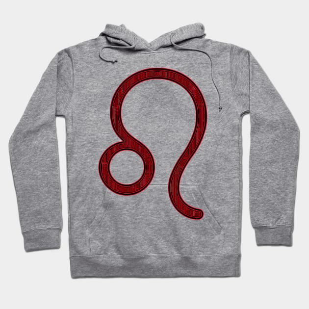 Leo Sign Hoodie by Zodiac Syndicate